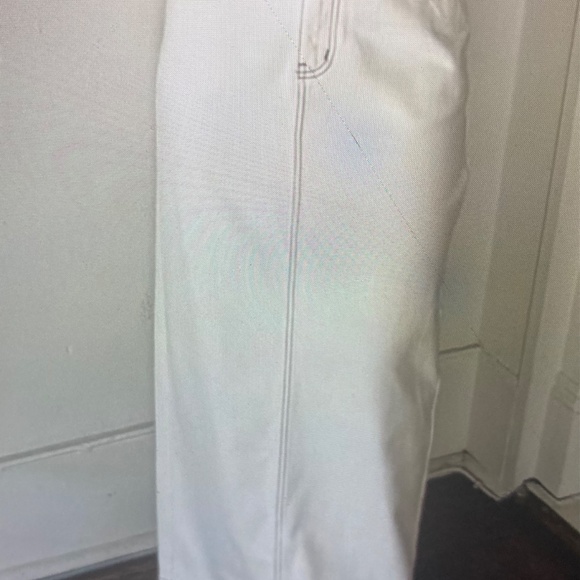 NWT Monomin Serra Denim Skirt in White 100% Cotton Size Small - Picture 5 of 12